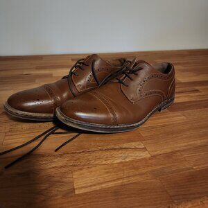 Nunn Bush Tan Oxfords Mens 8.5